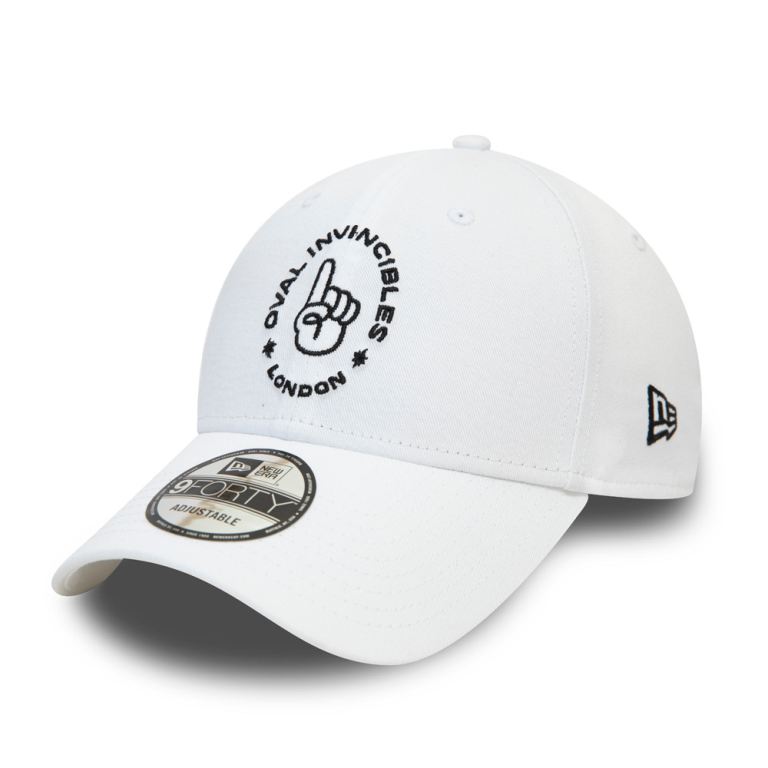 Gorras New Era 9forty Blancos - Oval Invincibles The Hund Essential 17952YGDW